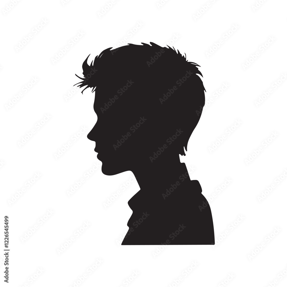 silhouette of a man with a smile, silhouette of a woman, silhouette of a man silhouette of a man with a smile, silhouette of a woman, silhouette of a man