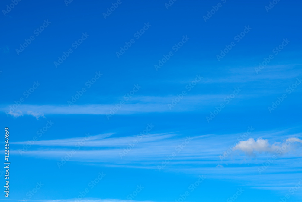 青空と雲が広がる背景 青空と雲が広がる背景