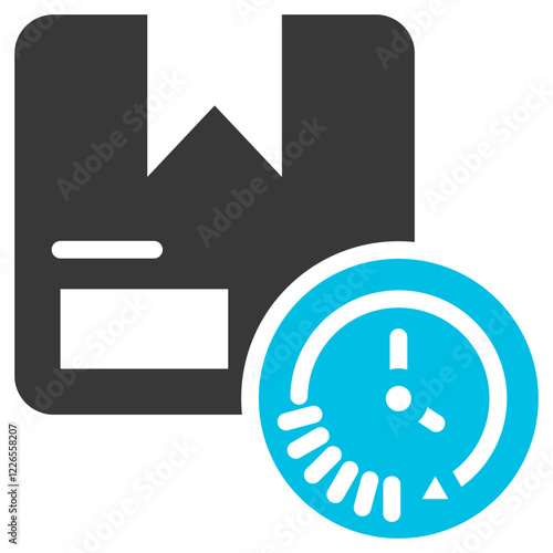 Viability Glyph Blue Grey Icon