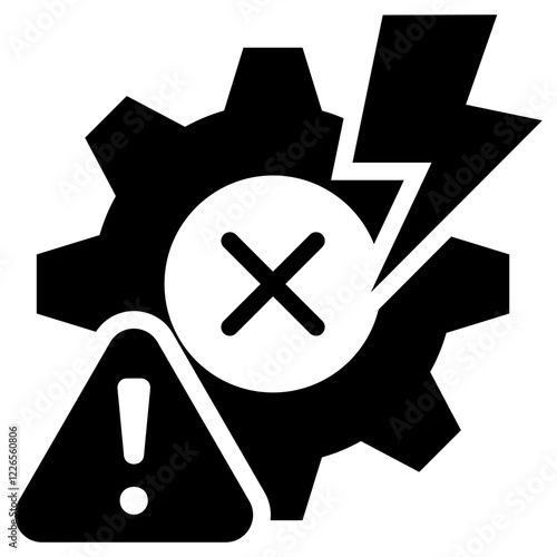 Disruption Glyph Icon