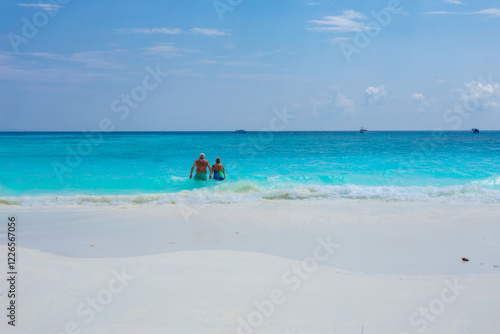 Fotografi Koh Tachai is an island in the Similan Islands National Park in Lam Kaen Subdist