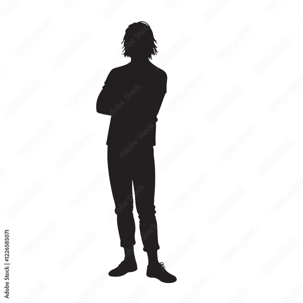 silhouettes of people on white background silhouettes of people on white background