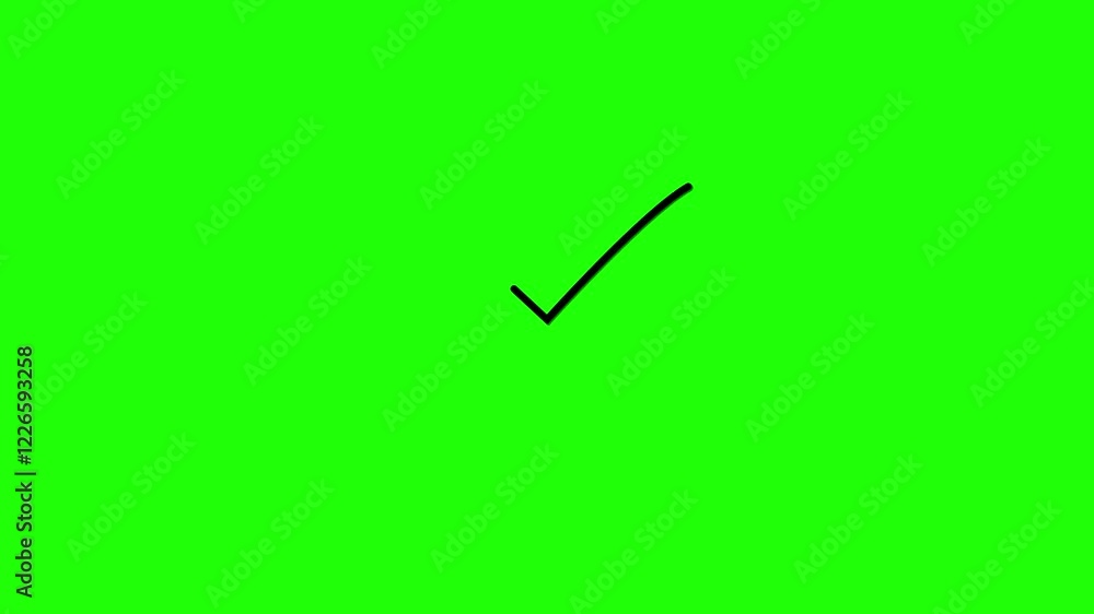 Simple check mark icon. Tick mark icon animated on the rectangle box. fill in the box. Simple check mark icon. Tick mark icon animated on the rectangle box. fill in the box.