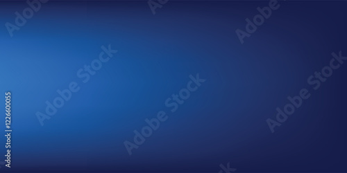 Gradient blue abstract background with a soft curve and smooth lighting.