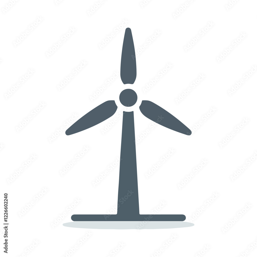 Wind turbine vector illustration
Wind turbine vector illustration