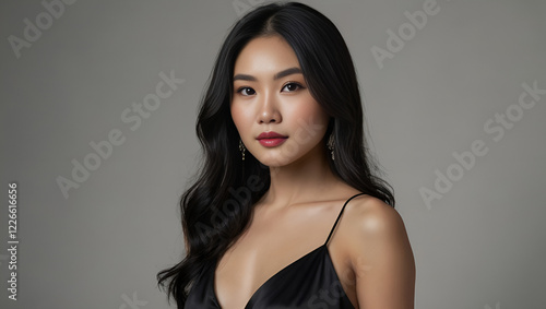 Wallpaper Mural Portrait of a beautiful Asian girl Torontodigital.ca