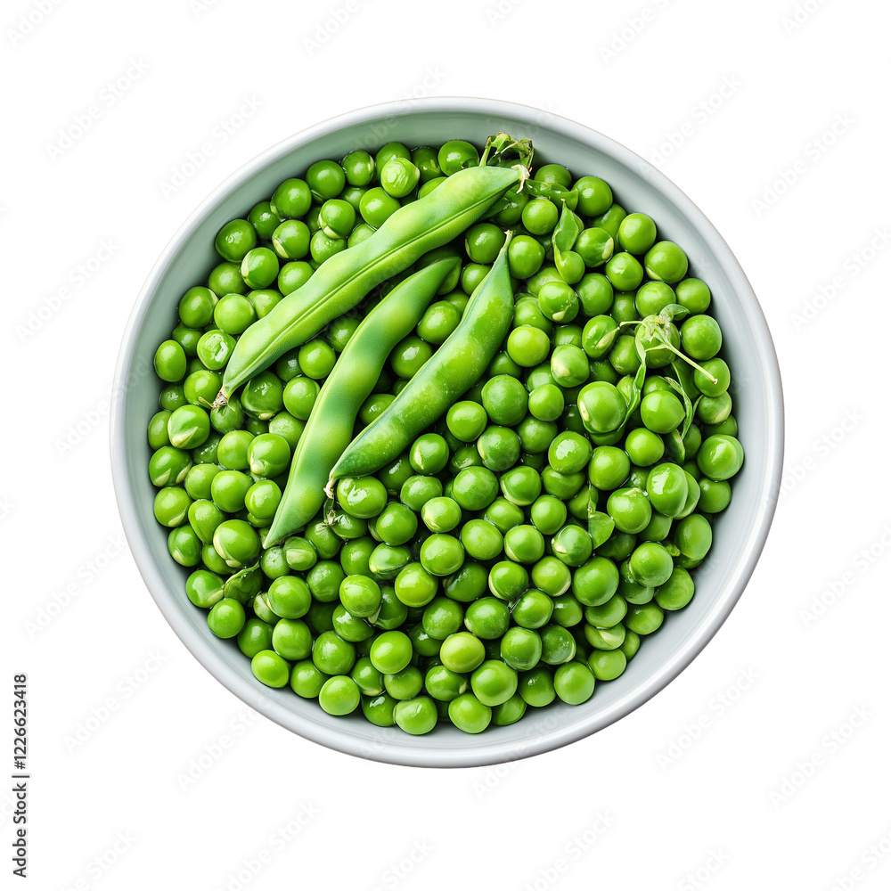 Fresh Green Peas in a Bowl Fresh Green Peas in a Bowl