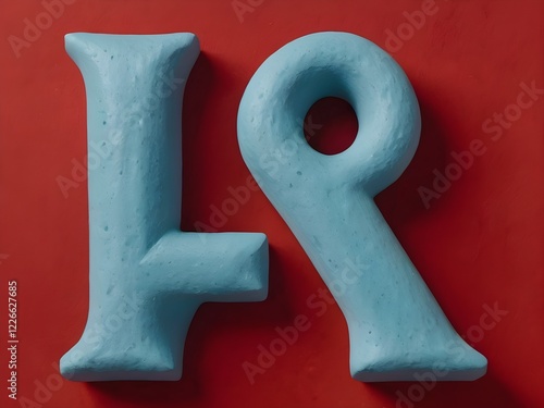  Unique 3D Cyrillic Letter Cake Decoration photo