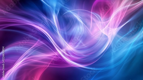 Wallpaper Mural Close-up of a vibrant abstract background with swirling colors in shades of blue and purple, creating a dynamic and fluid visual effect. Torontodigital.ca