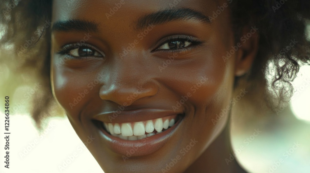 Close-up of a woman with a subtle, elegant smile, showing her white, well-maintained teeth and adding a touch of sophistication to her expression. Close-up of a woman with a subtle, elegant smile, showing her white, well-maintained teeth and adding a touch of sophistication to her expression.
