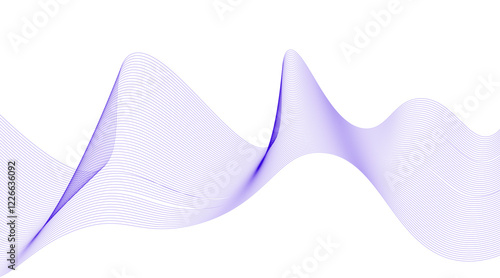 Abstract light wave futuristic background. Vector illustration.