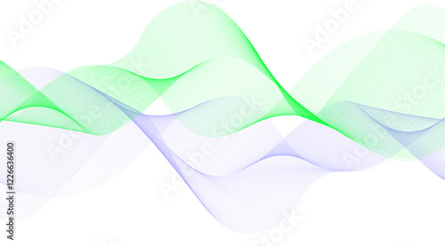 Abstract light wave futuristic background. Vector illustration.