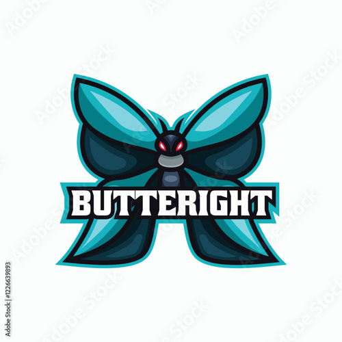 Butteright Simple Mascot Logo photo