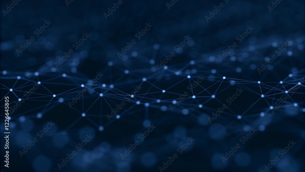 Obraz premium spider web with dew drops