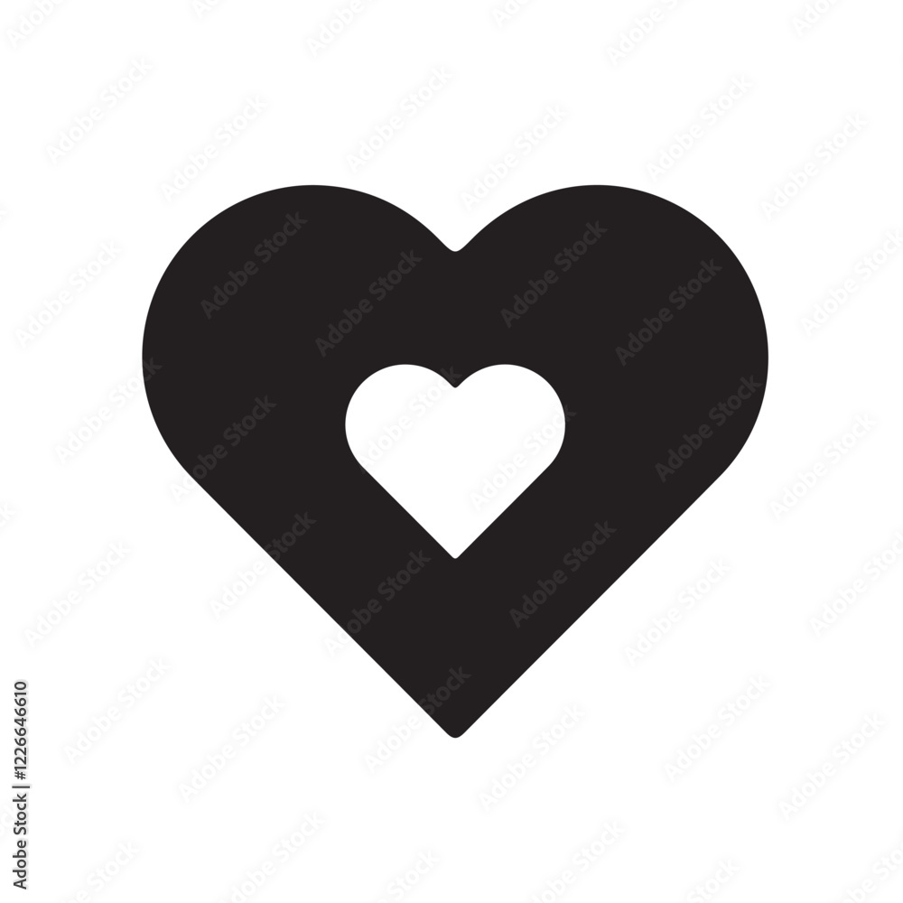 black heart icons set. Heart icon. Different simple vector hearts and love. Stock - Vector eps 10 black heart icons set. Heart icon. Different simple vector hearts and love. Stock - Vector eps 10