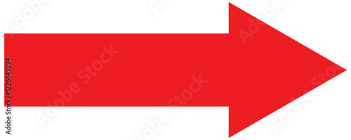 Horizontal long straight arrow with two left and right pointers. Black width symbol isolated on white background. Vector graphic illustration in eps 10