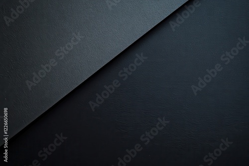 Textured Black Background with Diagonal Lines of Material Surface