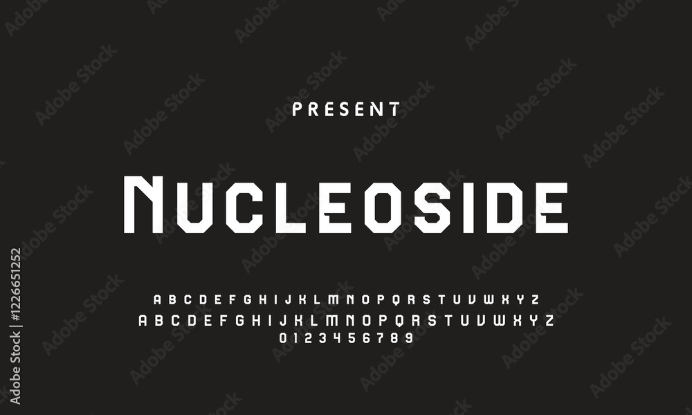 Luxury modern clean font, abstract geometric letter set typeface Luxury modern clean font, abstract geometric letter set typeface