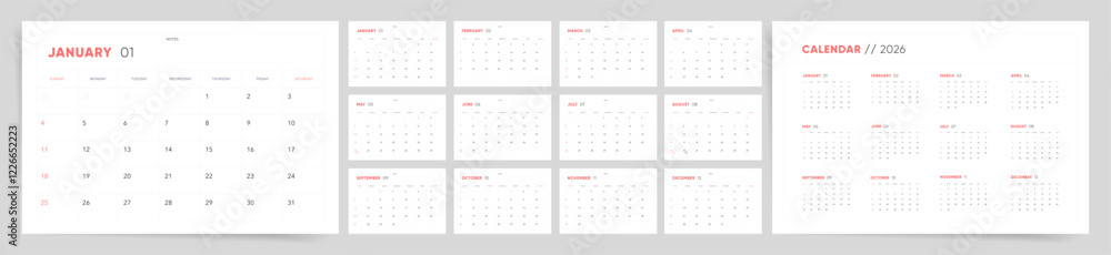 Calendar 2026, Calendar 2026 Sunday Start Corporate Design Template.
Calendar 2026, Calendar 2026 Sunday Start Corporate Design Template.