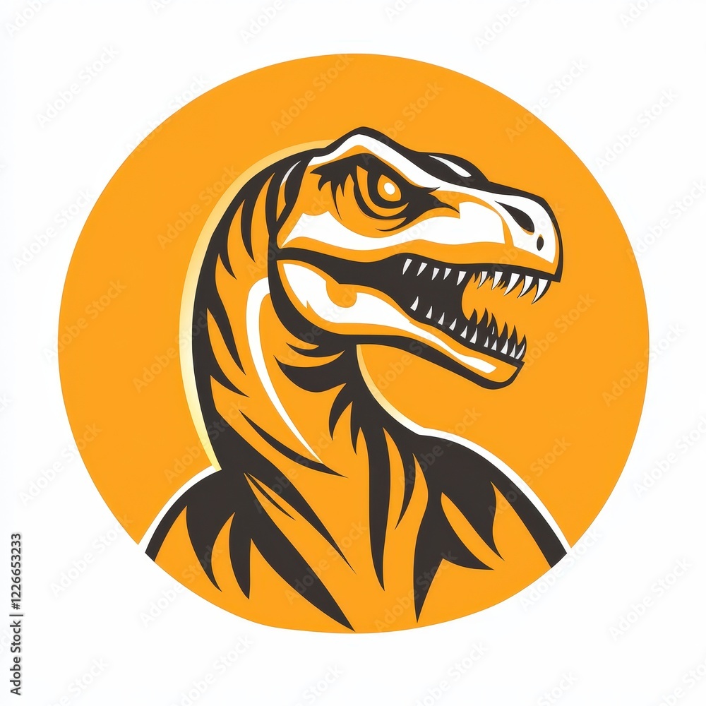 Design of dinosaur icon logo illustration isolated on white background Design of dinosaur icon logo illustration isolated on white background