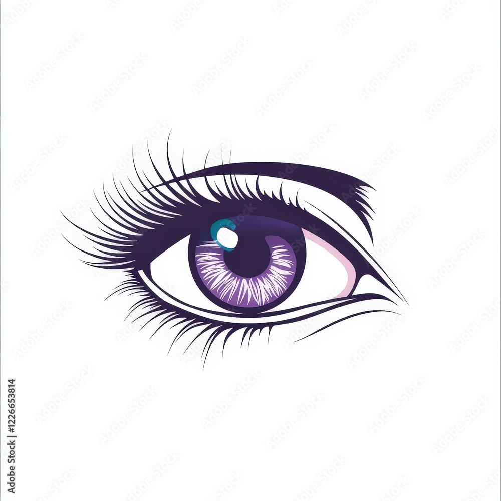 Design of eye icon logo illustration isolated on white background Design of eye icon logo illustration isolated on white background