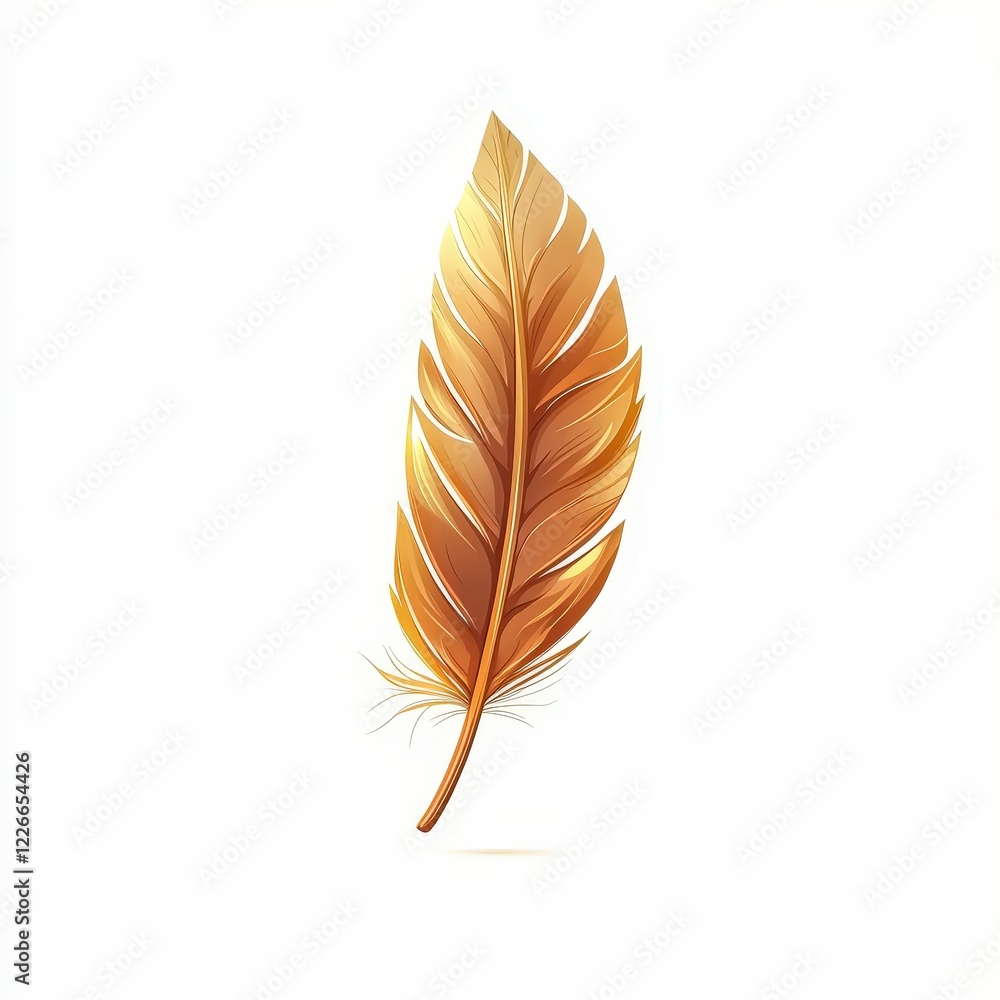Feather logo design, symbol icon, isolated on white background Feather logo design, symbol icon, isolated on white background