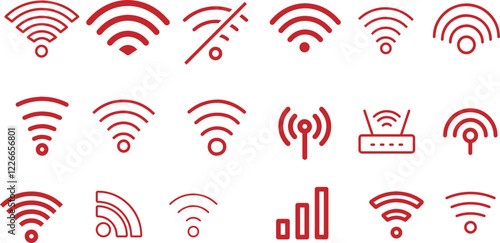 wifi icon, wireless signal icon, wireless connection symbol, wireless network icon, red wifi logo, wifi signal icons, wireless internet symbol, wifi hotspot icon, 