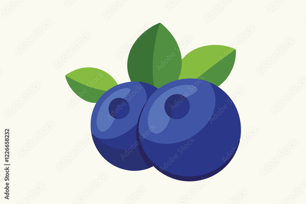 blueberries with leaves blueberries with leaves