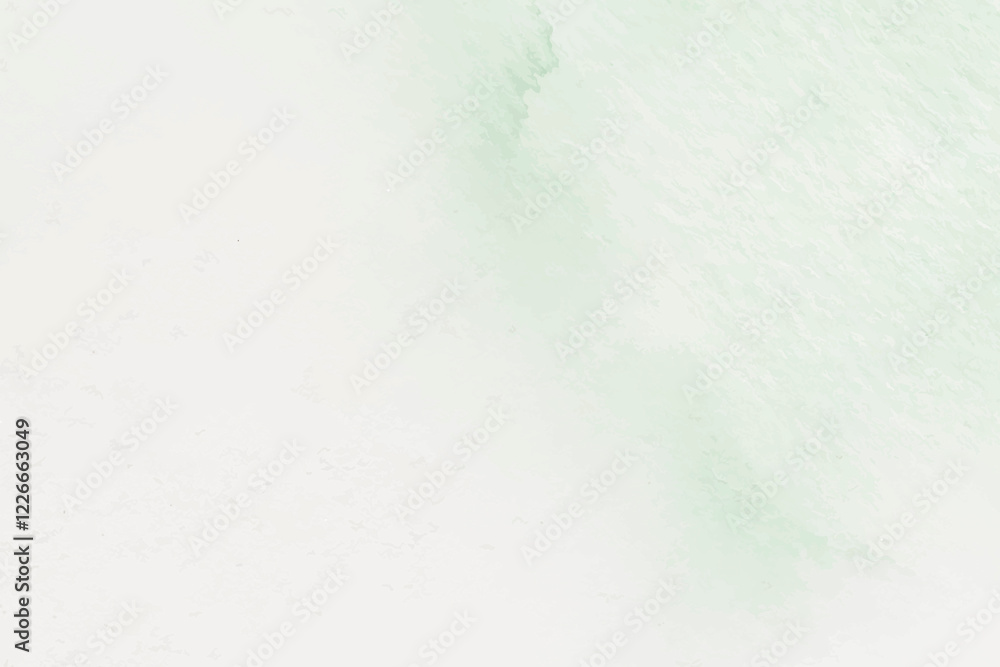 Naklejka premium Green watercolor background illustration, simple eco design