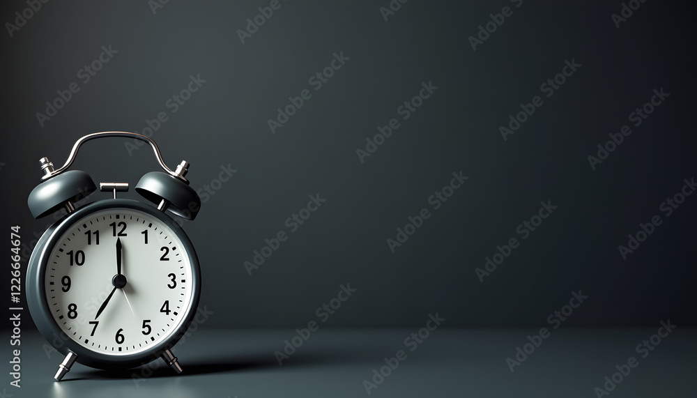 Images of an alarm clock on a dark background, space for text
Images of an alarm clock on a dark background, space for text
