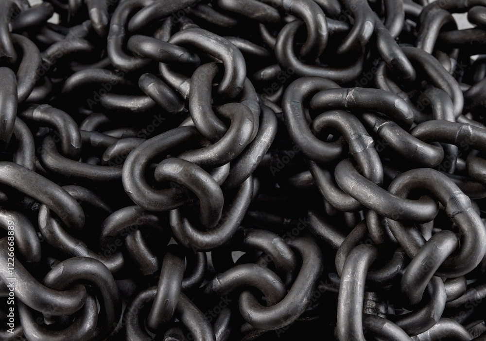 Heavy iron chain. Background of iron chain links. Heavy iron chain. Background of iron chain links.