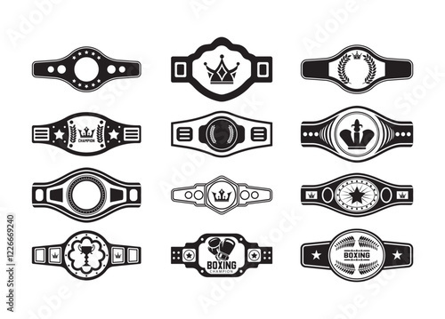 Championship Belt vector, Championship Belt clipart, Championship Belt silhouette
