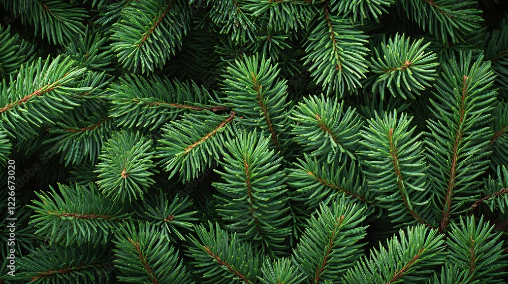 a closeup of green pine fir tree branches against a dark background, capturing nature's Christmas design and the texture of evergreen foliage, perfect for winter and Xmas concepts. a closeup of green pine fir tree branches against a dark background, capturing nature's Christmas design and the texture of evergreen foliage, perfect for winter and Xmas concepts.