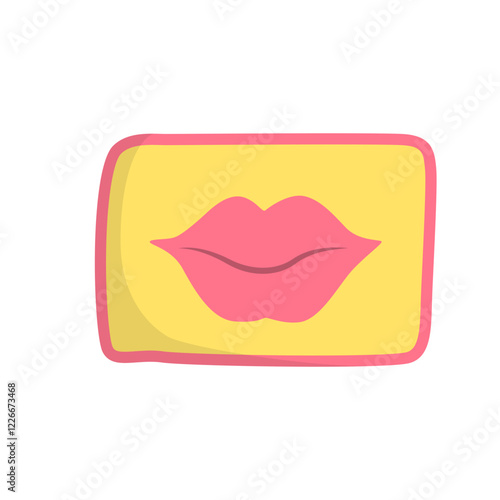 Lip Balm Women Skincare Routine Illustration