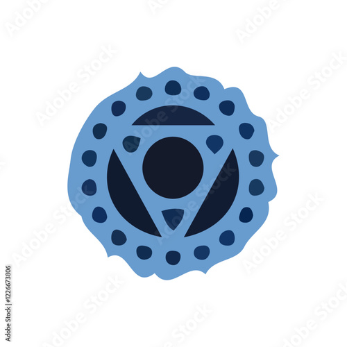 Mandala icon design for social media photo