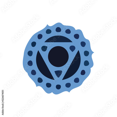 Mandala icon design for social media