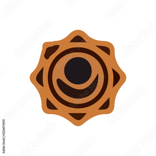 Mandala icon design for social media