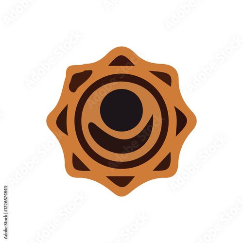 Mandala icon design for social media