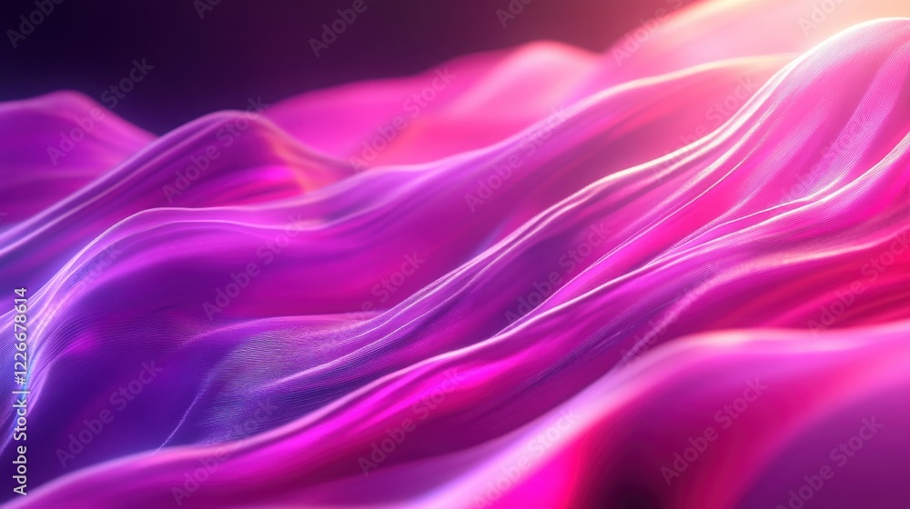 Neon pink and lavender fluid gradient with dynamic waveforms, ideal for bold advertising designs. Neon pink and lavender fluid gradient with dynamic waveforms, ideal for bold advertising designs.