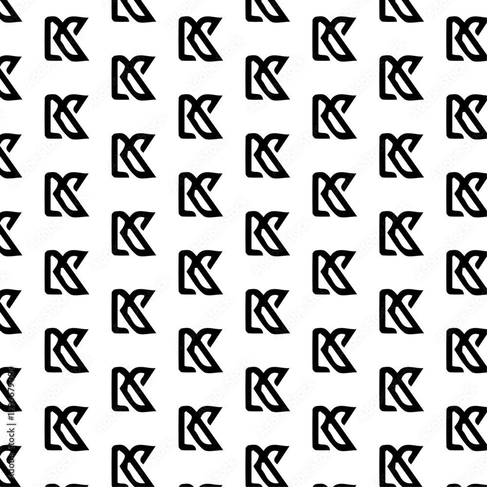 K lettern logo pattern design K lettern logo pattern design