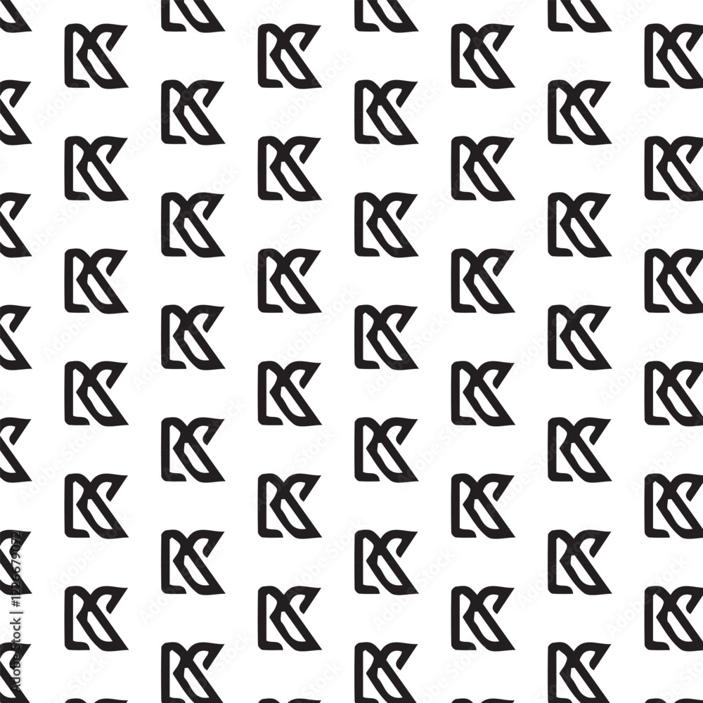 K lettern logo pattern design K lettern logo pattern design