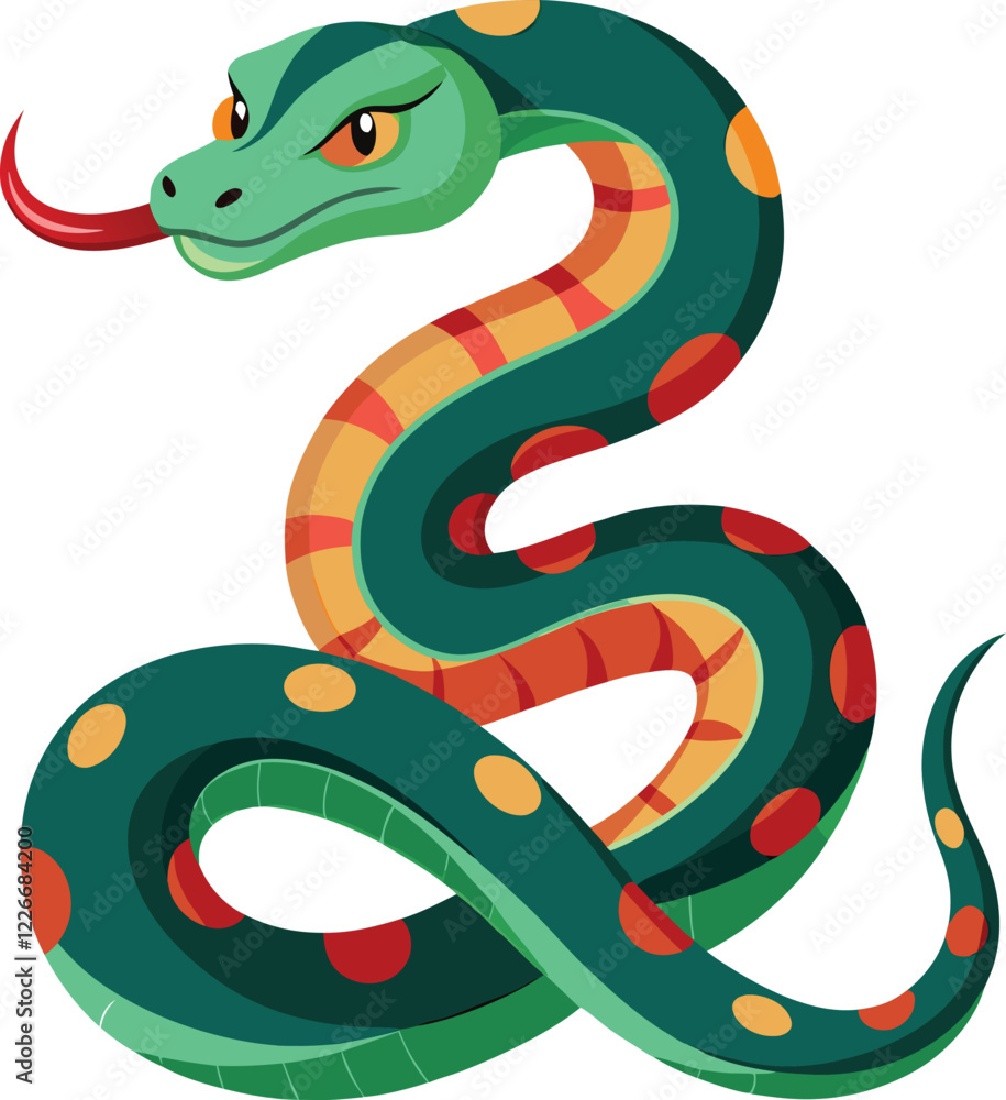Obraz premium snake vector