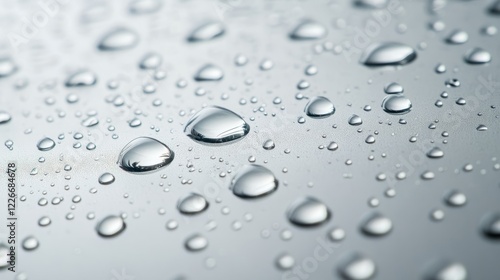 Wallpaper Mural Macro shot of water droplets on a glass surface, with light reflecting off the droplets and creating a stunning, dynamic effect  Torontodigital.ca