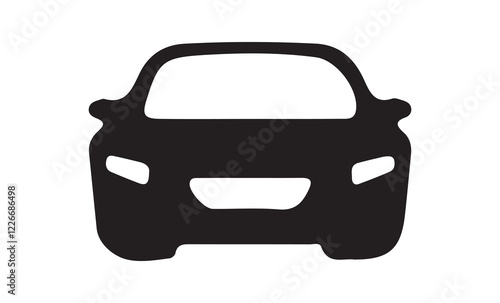 Car vector icon. Taxi car vector. Vector illustration eps 10