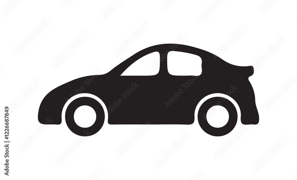 car silhouettes. Modern car vector icon. Car symbol logo template, stylized vector silhouette vector eps 10 car silhouettes. Modern car vector icon. Car symbol logo template, stylized vector silhouette vector eps 10