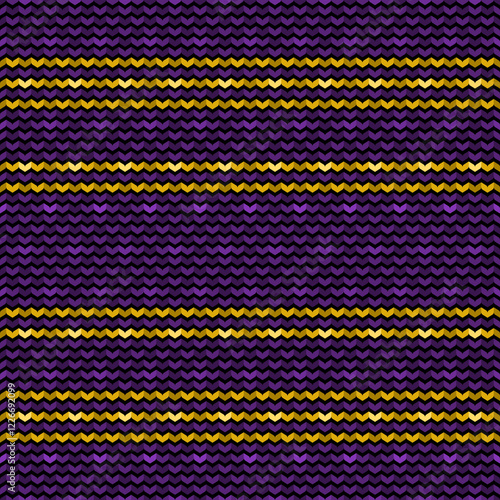 Chevron Striped Seamless Pattern - Digital Geometric Design for Fabric, Crafts, and Decor
