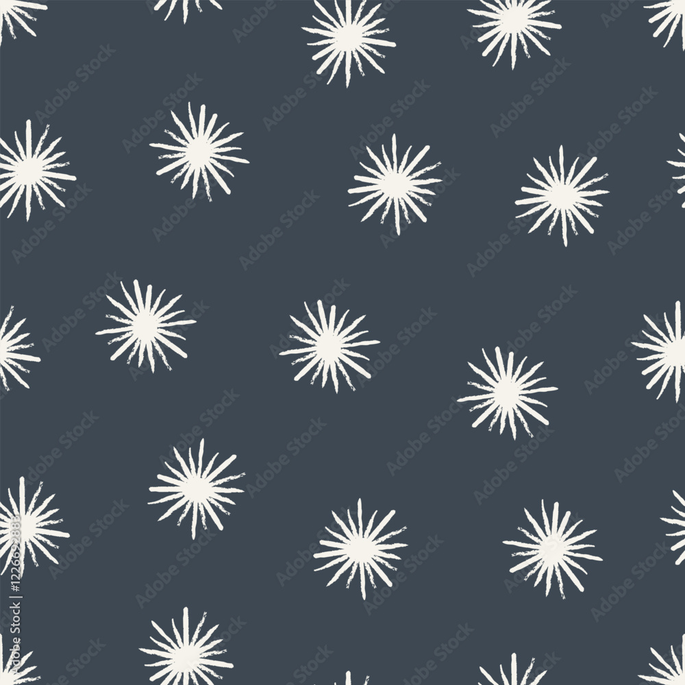 Abstract stars, dark blue background, seamless pattern, illustration, vector Abstract stars, dark blue background, seamless pattern, illustration, vector