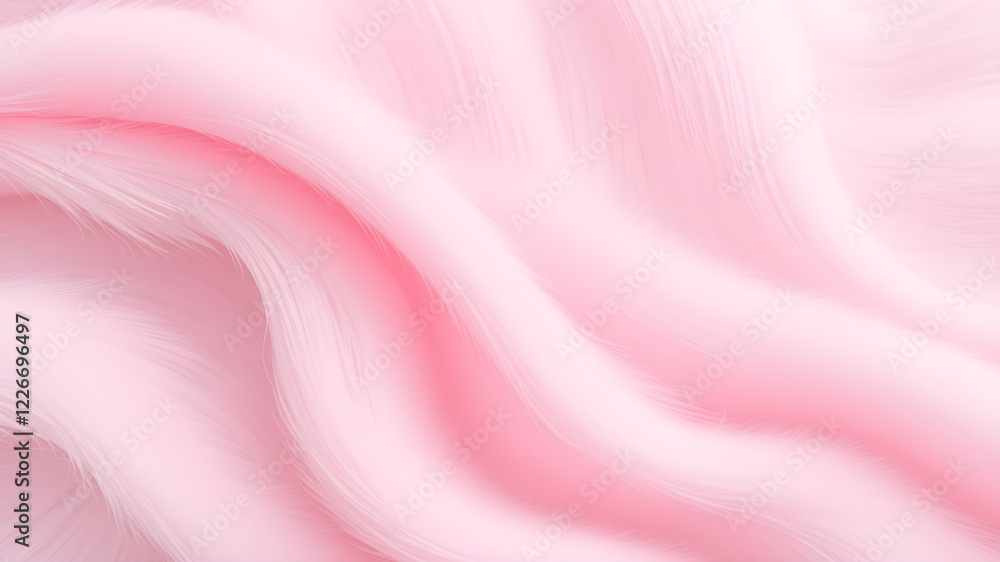 pink fluffy fabric, Generative AI pink fluffy fabric, Generative AI