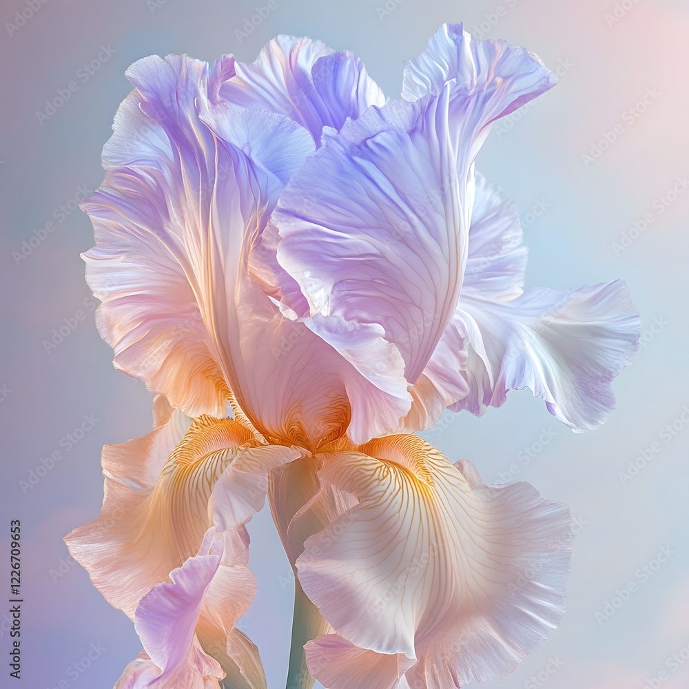 Fototapeta premium Ethereal Iris Blossom