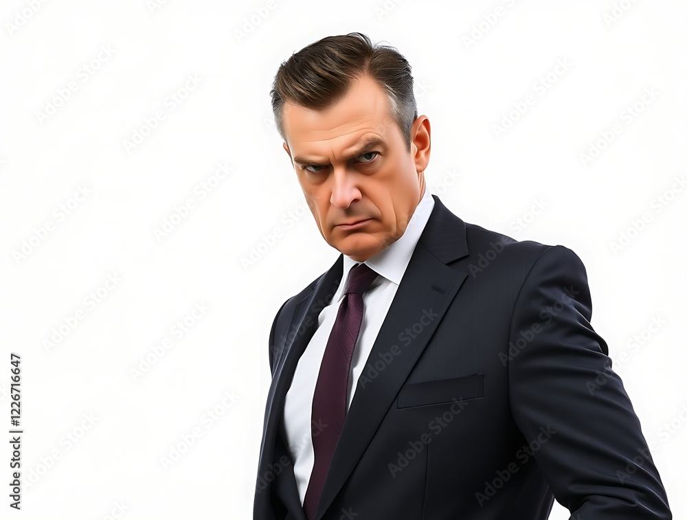 Serious Businessman Portrait Professional Corporate Image Serious Businessman Portrait Professional Corporate Image